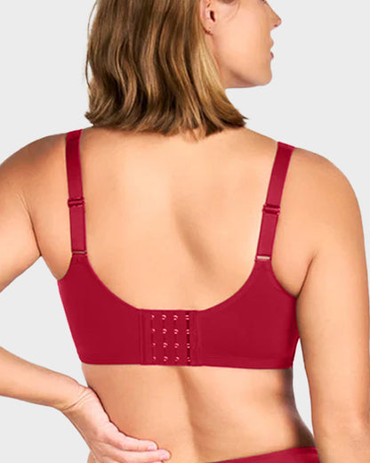 Brasier Reductor con Aro, Cobertura Total con Tirantes Anchos y Espalda Alisadora