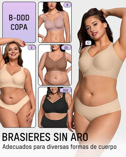 Bra Sin Aros Con Banda de Gel – Suave, Cómodo y Con Soporte Invisible