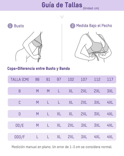Bra Sin Aros Con Banda de Gel – Suave, Cómodo y Con Soporte Invisible