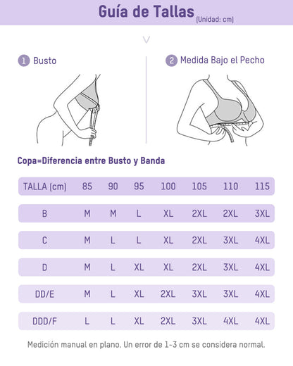 Bralette sin Aros con Realce de Escote Profundo