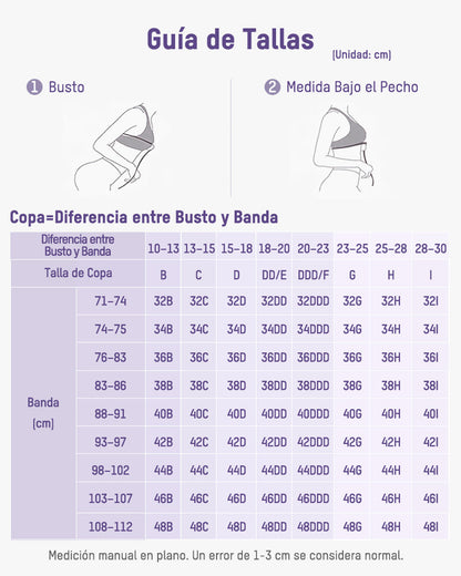 Sujetador Minimizer de Encaje con Cobertura Total